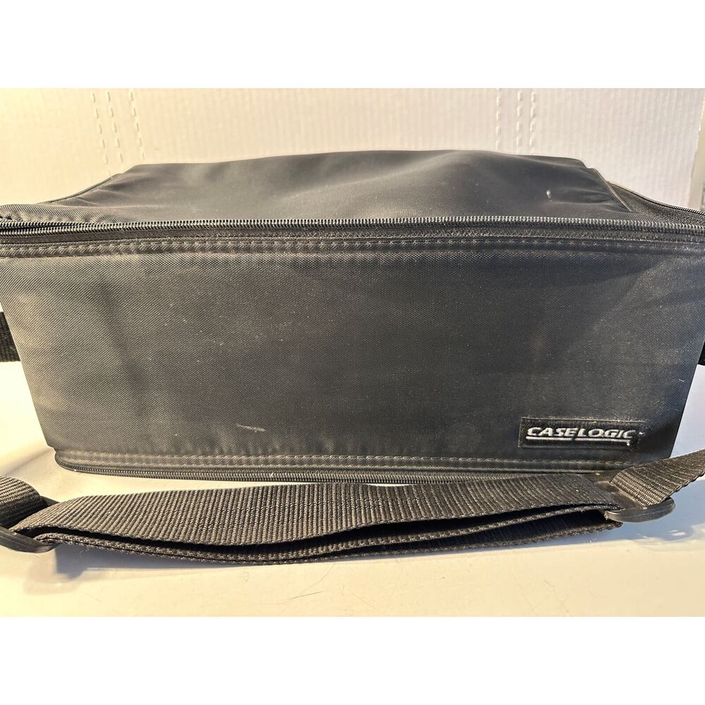 Case Logic 60 Cassette Tape Holder Two Sided Zippered Storage Carrying Case